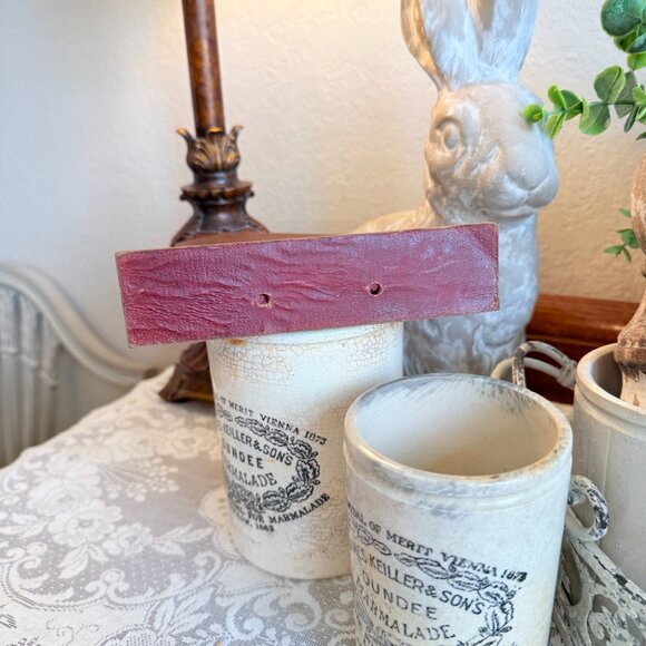 1920s Antique Religious Metal and Wood Saint Joeseph and Child Jesus - Picture 8 of 10